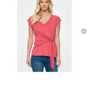 WEST K Women's Naomi Knit Wrap Top